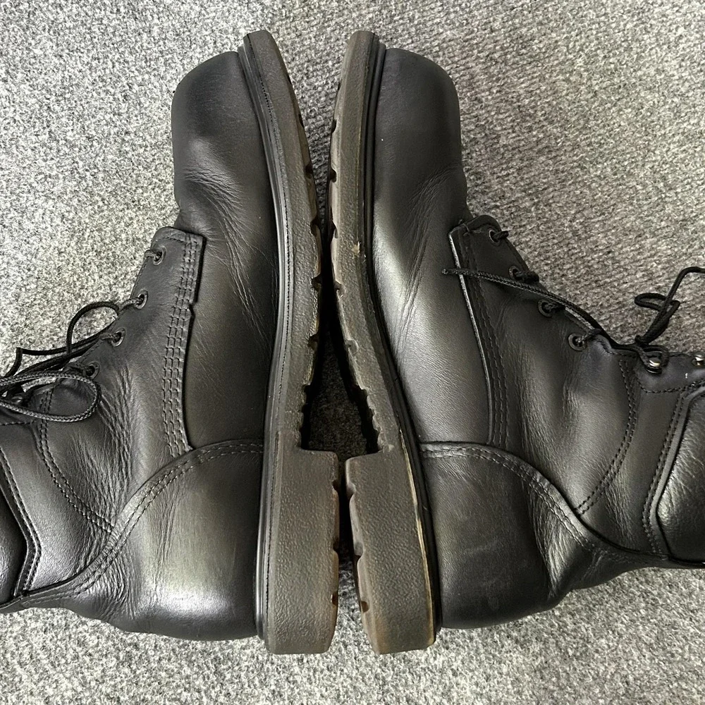 Red Wing Boots Mens Size 11B Black Leather Work Safety Toe EH 3507 USA